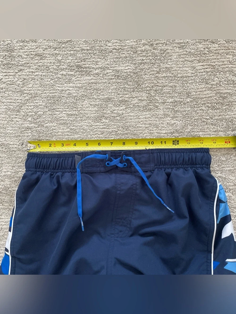 Nike Color Surge Stretch Swim Trunks Athletic Swimwear Blue Men’s Size Medium